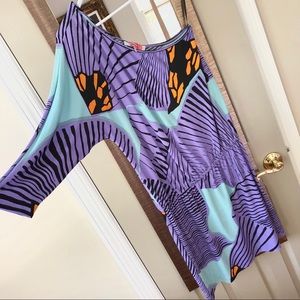 Tibi one shoulder dress